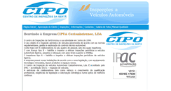 Desktop Screenshot of cipo.com.pt